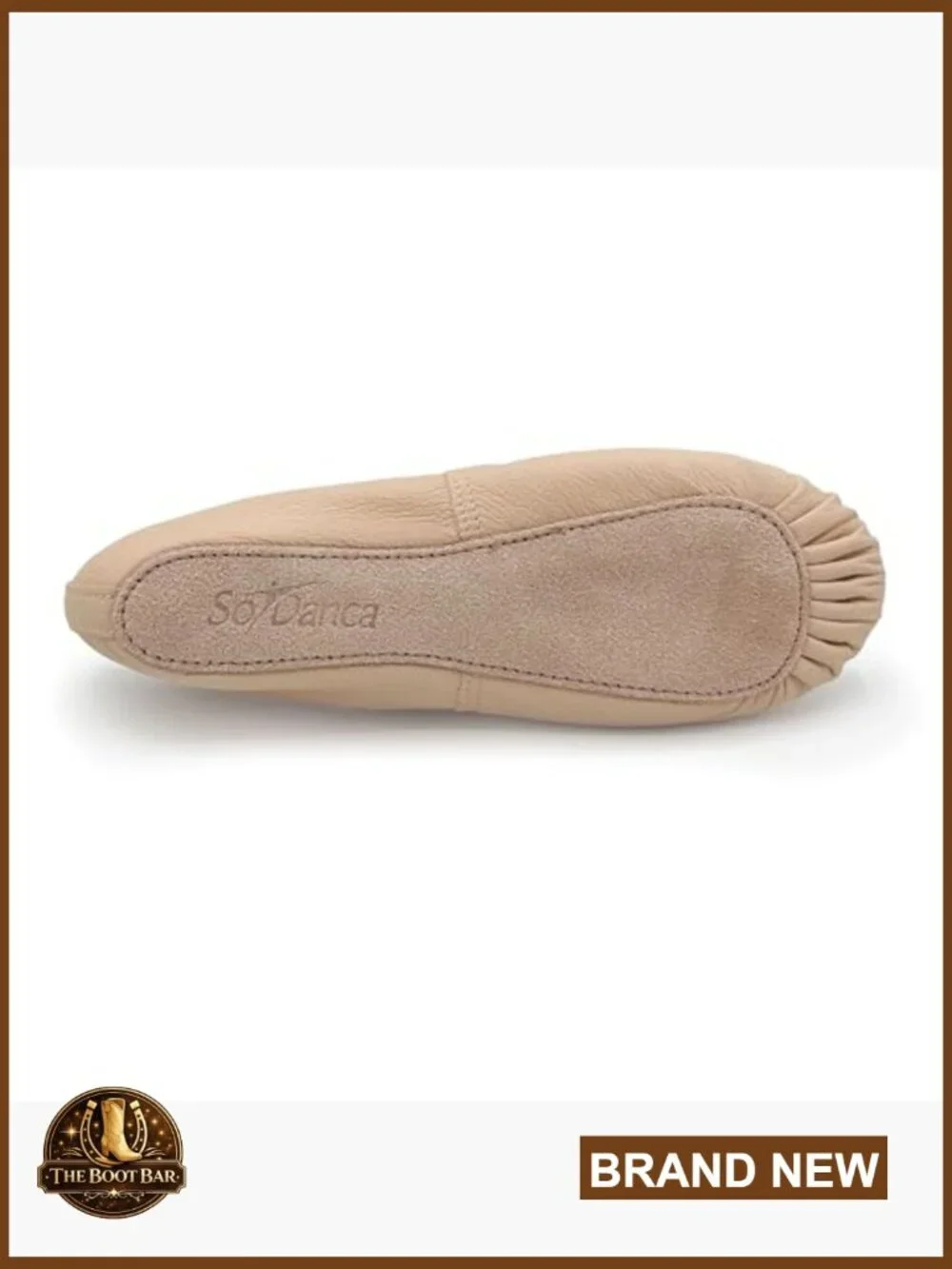 Leather Ballet Shoes Full Sole Elastic C Dance Slipper